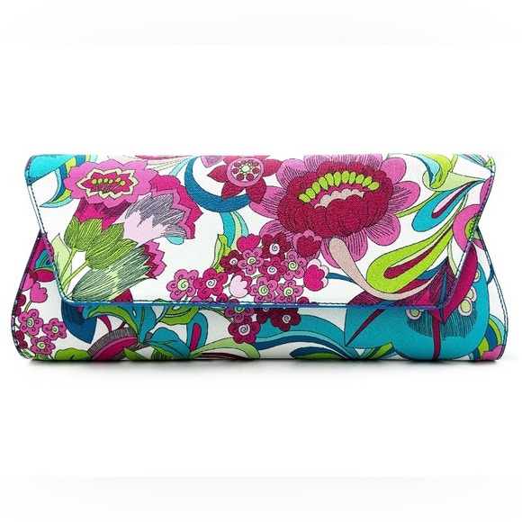 Trina Turk Summer Floral Clutch Bag - Picture 1 of 3